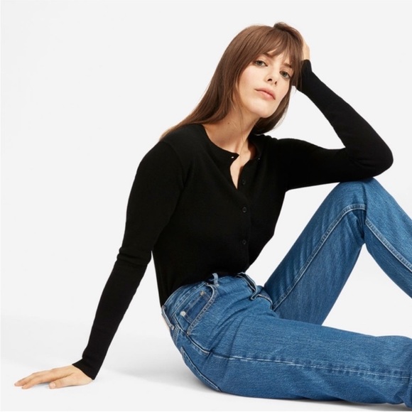 EVERLANE The Curvy 90’s Cheeky Straight Crop size 28 - Picture 3 of 13